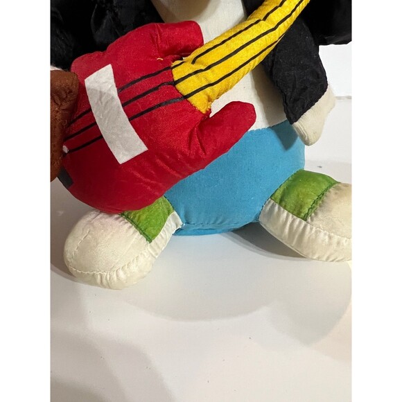 GAF Electronic Crazy Christmas Squeeze Pals Singing Blues Reindeer Plush 9" - Picture 6 of 8